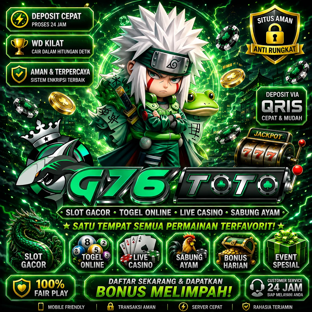 G76TOTO > Langsung Saja Bos! Mainkan Tanpa Ragu